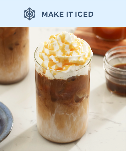 Iced Caramel Cookie Latte